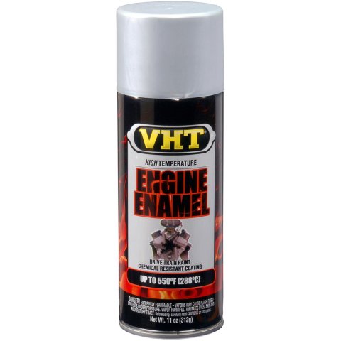 VHT NU-Cast Engine Enamel 11 Oz. Satin Gray/Silver SP995 Paint, NU-Cast, Engine, Enamel, Satin, Aluminum, oz., Aerosol Spray Can, Each