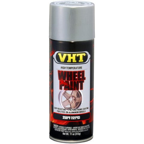 VHT Polyurethane Wheel Paint 11 Oz. Gloss Gray/Silver SP188 Paint, Wheel, Polyurethane, Gloss, Ford Argent Silver, oz., Aerosol Spray Can, Each