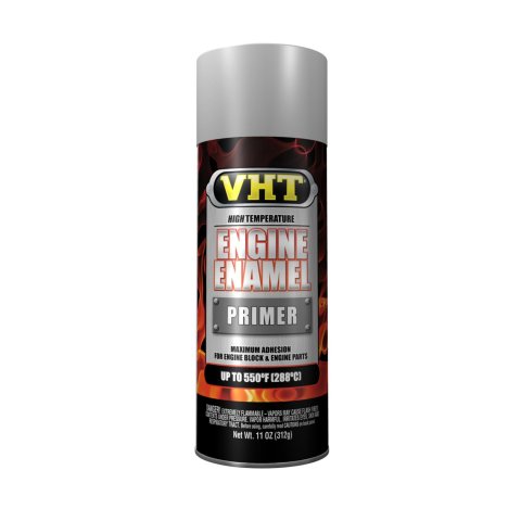 VHT Engine Enamel 11 Oz. Flat Gray/Silver SP148 Paint, High-Temperature, Engine, Enamel, Primer, Flat, Light Gray, oz., Aerosol Spray Can, Each