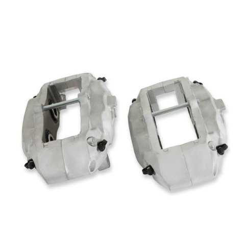REKUDO JL8 Brake Calipers RK400-22 Calipers, Rekudo JL8, Rear Left and Right, 4 Piston, Forged Aluminum, Natural, No Logo, Chevy, Pontiac, Pair