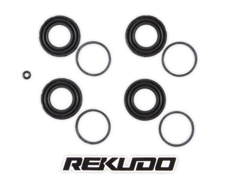 REKUDO Brake Caliper Seal Kits RK400-25 Rebuild Kit, Rear, 1.32 in. Bore, Seals and Dust Shields, Fits Rekudo JL8 Front Caliper, Services 1 Caliper, Chevy, Pontiac, Kit