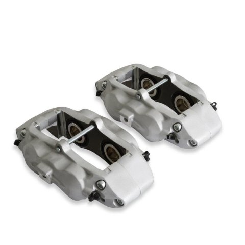 REKUDO JL8 Brake Calipers for 1970-1981 CAMARO, FIREBIRD, 1965-1982 CORVETTE - RK400-21 Calipers, Rekudo JL8, Front Left and Right, 4 Piston, Forged Aluminum, Natural, No Logo, Chevy, Pontiac, Pair