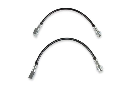 REKUDO JL8 Brake Hoses for 1970-1981 CAMARO, FIREBIRD - RK402-1 Hoses, Front, Use with Rekudo Front Calipers, Rubber, Includes Clips and Washers, Chevy, Pontiac, Pair