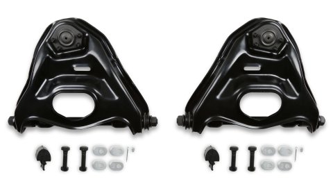 REKUDO Front Upper Control Arms for 1970-1981 CAMARO, FIREBIRD - RK100-21U Arms, Stock-Type, Upper, Steel, Black Powdercoated, Chevy, Pontiac, Pair