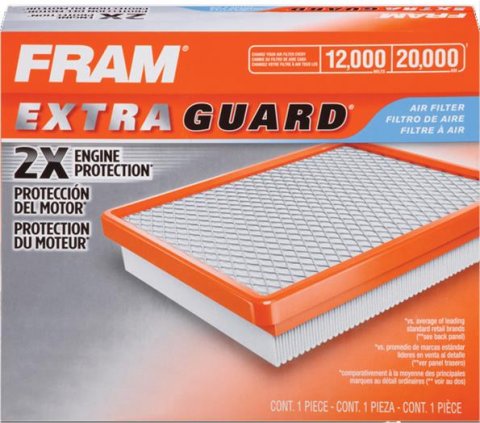 Fram Extra Guard Air Filters for 2014-2022 SEQUOIA, 2016-2023 TACOMA, 2013-2021 TUNDRA - CA11895 Filter Element, Guard, Synthetic, Each