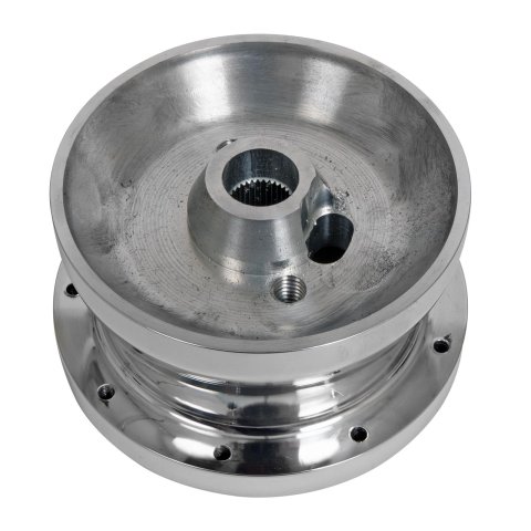 Lecarra Hub Adapter Kits B-26400 Kit, 9-Bolt, Billet Aluminum, Polished, Chevy, Buick, Cadillac, GMC, Oldsmobile, Pontiac, Kit