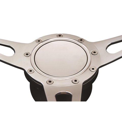 Lecarra Horn Buttons 3222 Button, Aluminum, Polished, for Lecarra, Each