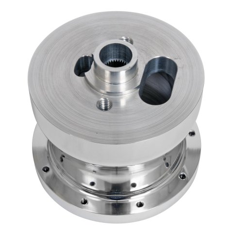Lecarra Hub Adapter Kits B-26448 Kit, 9-Bolt Mount, Billet Aluminum, Polished, Wheel to Chevy, Jeep, Kit