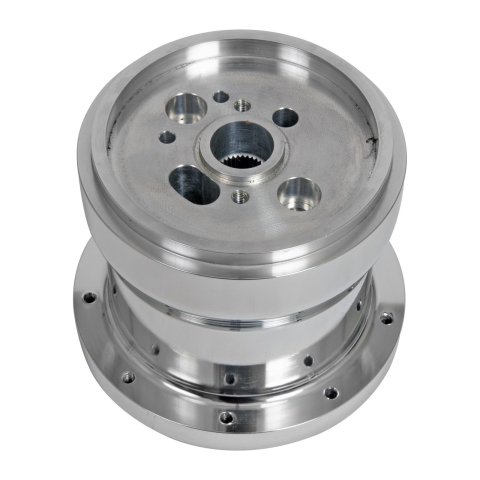 Lecarra Hub Adapter Kits B-26402 Kit, 9-Bolt, Billet Aluminum, Polished, Chevy, Buick, Cadillac, GMC, Oldsmobile, Pontiac, Kit