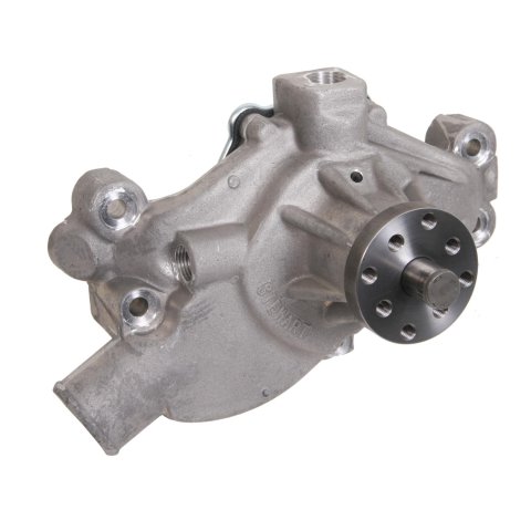 EMP Stewart Stage 2 Water Pumps 22203 Pump, 2, Aluminum, Natural, High-Volume, Chevy, Small Block, Short, Each