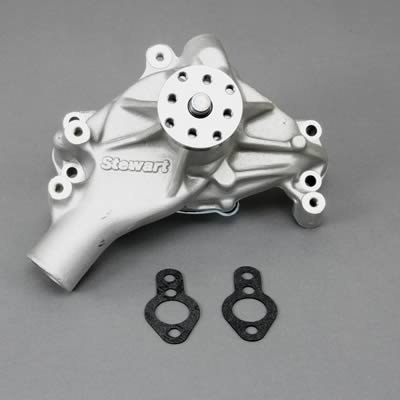 EMP Stewart Stage 2 Water Pumps 23113 Pump, 2, Aluminum, High-Volume, Long Style, Clockwise Rotation, Chevy, Small Block, Each