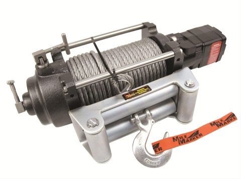 12,000 lbs. Mile Marker Hydraulic Winch 70-52000C Winch, Hydraulic, lb., Roller Fairlead, 3/8 in. x 100 ft. Cable, Each