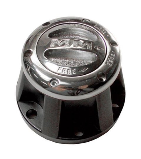Mile Marker Supreme Locking Hubs 457 Hubs, Manual, Supreme, Chrome, Jeep, International, Pair