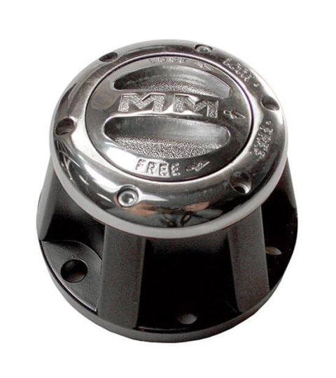 Mile Marker Supreme Locking Hubs 490 Hubs, Manual, Supreme, Aluminum, Chrome, Toyota, Pair