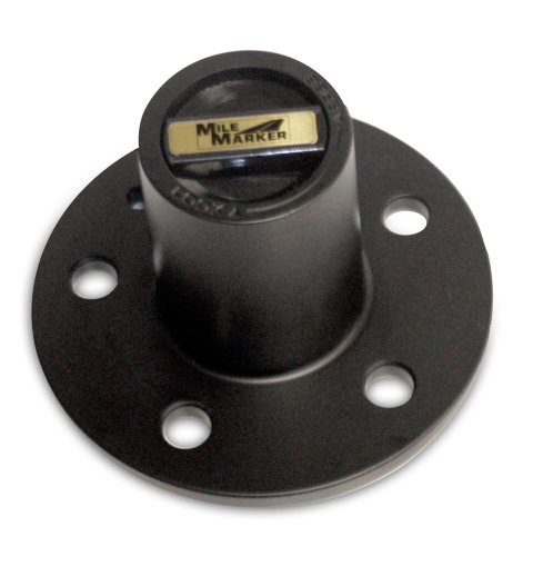 Mile Marker Supreme Locking Hubs for 1984-1990 BRONCO II, 1983-1989 RANGER - 427 Hubs, Supreme, Aluminum, Chrome, Ford, Pair
