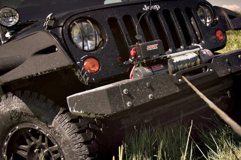 8,000 lbs. Mile Marker ES Electric Winch 77-50141W Winch, ES, Electric, lbs., Roller Fairlead, 12 V, 100 ft. Cable, 12 ft. Hand-held Remote Switch, Each
