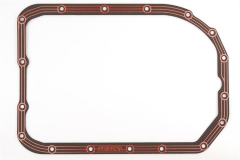 LubeLocker Transmission Pan Gaskets LLT-G4L80 Gasket, Silicone/Aluminum, GM, 4L80E, Each