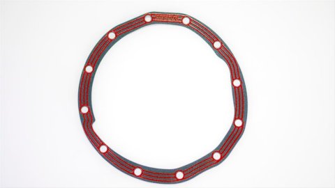 LubeLocker Differential Cover Gaskets LLR-G12C Gasket, Silicone/Aluminum, GM 8.875 in. 12-Bolt Passenger Car, Each