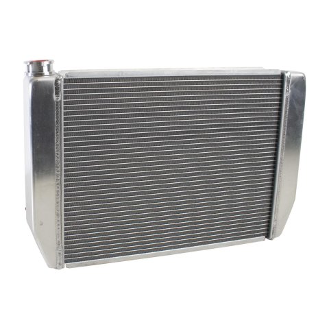 Griffin Universal Fit Radiators 1-25201-XS Radiator, Circle Track, Crossflow, Dual-row, Aluminum, Natural, 24 in. Width, 15.5 in. Height, 3 in. Thick, Each