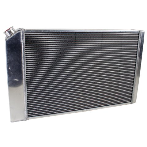 Griffin Performance Fit Radiator Combos CU-70010-LS Radiator, Crossflow, Aluminum, Natural, Dual Fan, Buick, Chevy, GMC, Oldsmobile, Pontiac, Kit