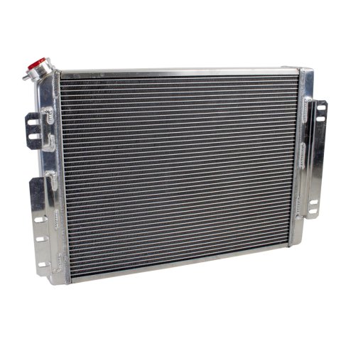 Griffin Performance Fit Radiators 8-00009 Radiator, Crossflow, Dual-Row, Aluminum, Natural, 26.24 in. Wide, 18.63 in. High, 3.0 in. Thick, Each