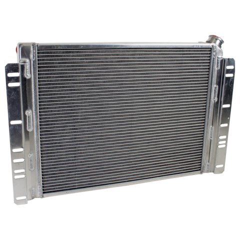 Griffin Performance Fit Radiator Combos CU-00038 and Fan, Fit, Aluminum, Manual Transmission, Crossflow, 2-Row, Dual Fan, Chrysler, Dodge, Plymouth, Kit