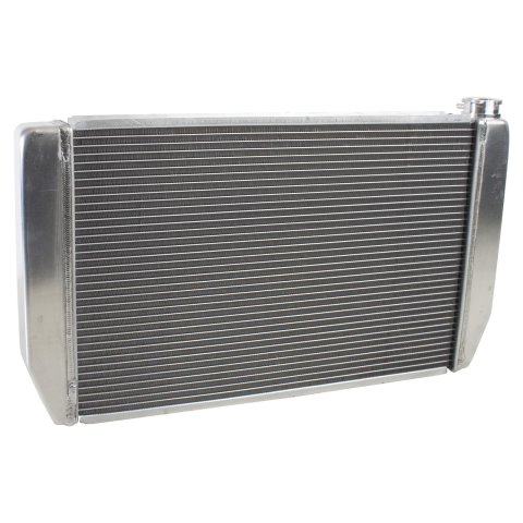Griffin Universal Fit Radiators 1-26241-X Radiator, Universal, Aluminum, Natural, 27.5 in. Wide, 15.5 in. High, 3.0 in. Thick, Each