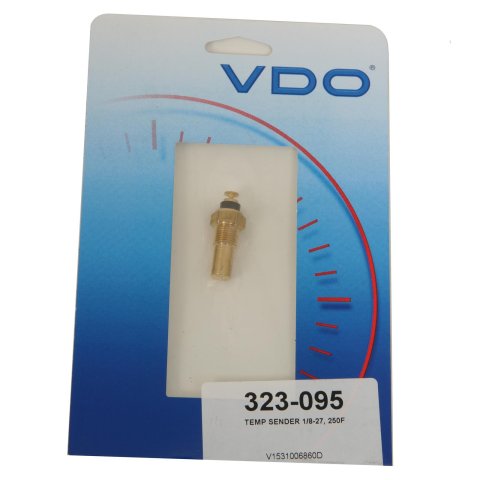 VDO Temperature Senders 323-095 Sender 250 Degree 1/8"-27 NPT Thread