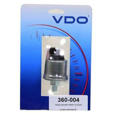 VDO Pressure Senders 360-004 Sender 0-150 Psi/10 Bar 1/8"-27 Thread