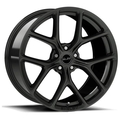 Carroll Shelby CS3 Gunmetal Wheels 20x11 Wheel, Wheel Series, Aluminum, Gloss, 20 in.x 11.000 in., Bolt Circle 5 x 4 1/2 in. 7.970 in. Backspace, Each
