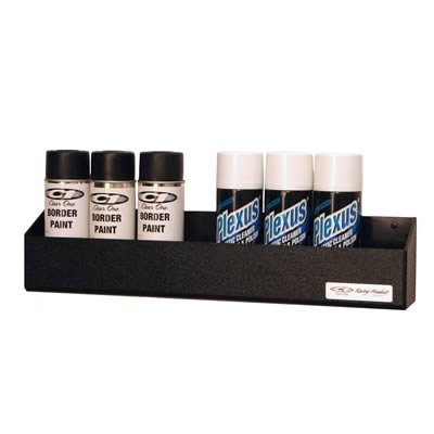 Clear One Trailer Accessories TC117 Organizer, Aerosol Can Rack, ABS Plastic, Black, Holds 8 Cans, Each