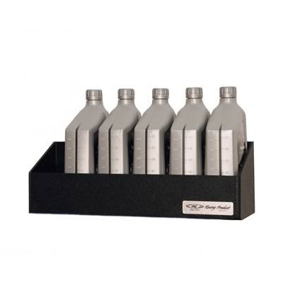 Clear One Trailer Accessories TC119 Organizer, Quart Bottle Rack, ABS Plastic, Black, Holds 6 Bottles, Each