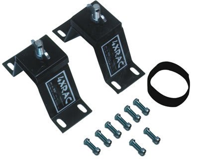 Hi-Lift Jack Company Flat Surface Mounts 4X400 Mount, Steel, Black, Mount, for Jack, Each