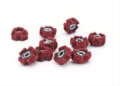 Powerhouse Products Cross Buffs POW351903 Buffs, Aluminum Oxide, Fine Grade, 3/4 in. Diameter, Set of 10
