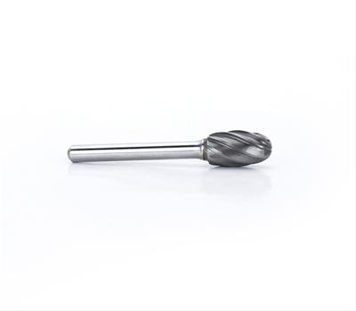 Powerhouse Products Oval Shape Burrs POW355606 Carbide Burr, Double Cut, Shape, 0.500 in. Diameter, 1/4 in. Shank, 6.0 in. Length, Each