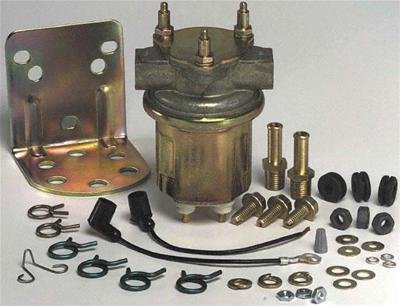 Carter Universal Rotary Vane Electric Fuel Pumps P4594 Pump, Vane, Electric, In-Line, 50 gph, 12V, External, Includes Mounting Hardware, Clamps, Hose Barb Fittings, Universal, Each