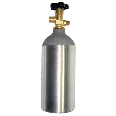 Shifnoid CO2 Bottles PC2030 Bottle, CO2, 2.5 lb., DOT Approved, Aluminum, Each