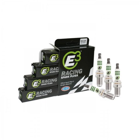 E3 DiamondFIRE Racing Spark Plugs E3.114 Plug, Racing, Copper Core, Gasket Seat, High Compression, Modified Surface Gap, 14mm Thread, 0.750 in. Reach, Each
