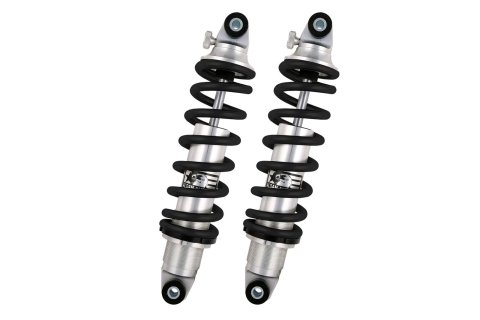 Aldan American Road Comp Coilover Kits for 1971-1989 PANTERA - PNSBF2S Kit, Front, Twin-Tube, Aluminum, Silver Anodized, 400 lbs./in., Detomaso, Pair