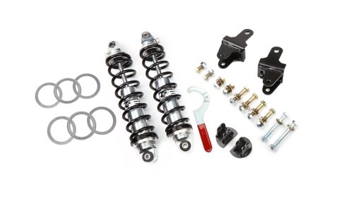 Aldan American Road Comp Coilover Kits for 1979-2004 MUSTANG - 300211 Coil-Over Kit, Single Adjustable, 140 lbs./in. Spring Rate, 0-3 in. Lowered, Rear, Ford, Pair