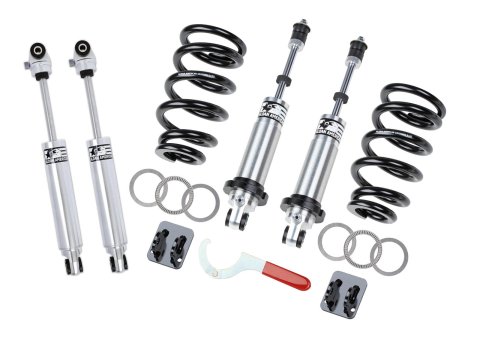 Aldan American Road Comp Suspension Packages for 1999-2006 SIERRA 1500, SILVERADO 1500 - 300219 Coil-Over, Comp, Single Adjustable, 800 lbs./in. Front Spring Rate, 0-2 in. Lowered Front, Stock Height Rear, Chevy, GMC, BBC, Kit