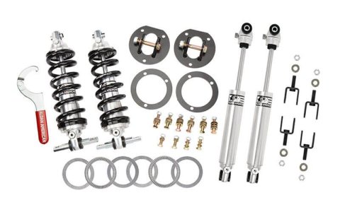 Aldan American Track Comp Coilover Kits for 1967-1973 MUSTANG - 300297 Kits, Comp, Front, Adjustable Valving, Black Springs, 450 lbs./in. Rate, Ford, Mercury, Kit