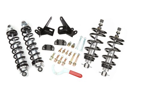 Aldan American RCX Series Coilover Kits 300241 Kit, Front and Rear, Double Adjustable Shocks, Small Block, 450 lb. Front/160 lb. Rear Springs, Kit