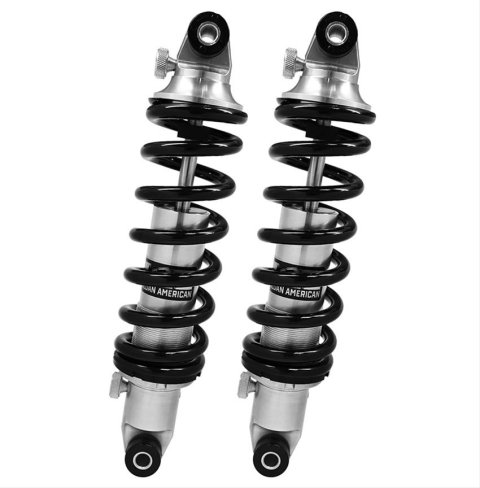 Aldan American Track Comp Coilover Kits for 2003-2010 VIPER - G3SBF2 Kit, Front, Twin-Tube, Aluminum, Silver Anodized, 550 lbs./in., Dodge, Pair