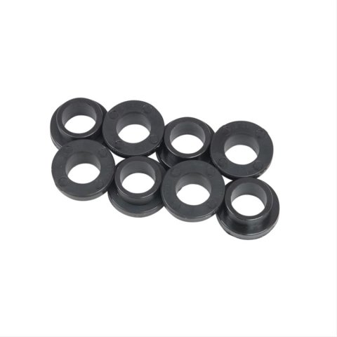 Aldan American Shock Bushings ALD-4 Bushings, 0.650 in. Bushing Length, Hourglass Eye Bushing Type, Polyurethane, Black, Kit