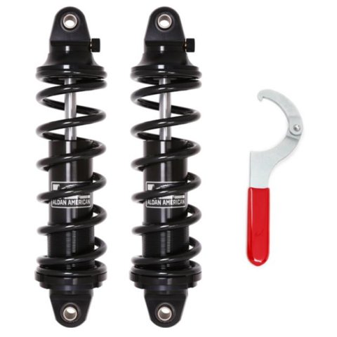 Aldan American Regulator Series Coilover Kits PR655160B Kit, Front, Rear, Twin-Tube, Aluminum, Black Anodized, 160 lbs./in., Kit