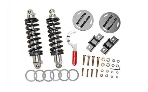 Aldan American Track Comp Coilover Kits 300343 Kits, Comp, Front, Adjustable Valving, Twin-tube, Black Springs, 900 lbs./in. Rate, Extended Cab/Crew Cab, Chevrolet, GMC, Kit