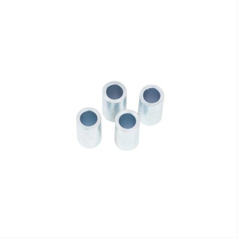 Aldan American Coilover Shock Sleeve Kits ALD-5 Bushing Sleeves, Sleeves, Steel, 1/2 in. I.D., for 3/4 in. By 1 1/4 in. Wide Poly Bushings, Set of 4