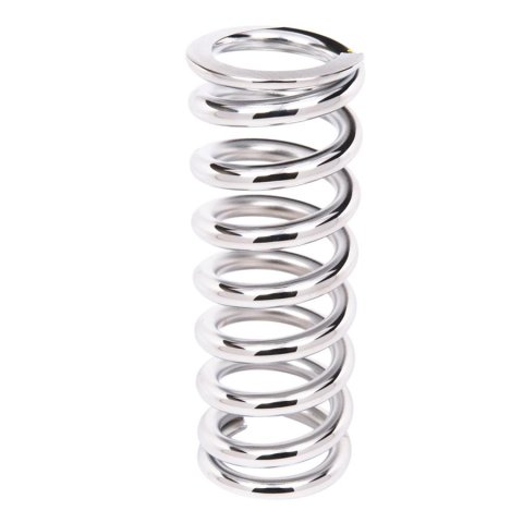 Aldan American 10 Inch Coil Spring 10-700CH Coilover Spring, 700 lbs./in., 10.00 in. Length, 2.500 in. I.D., Polish Chrome Plated, Steel, Each
