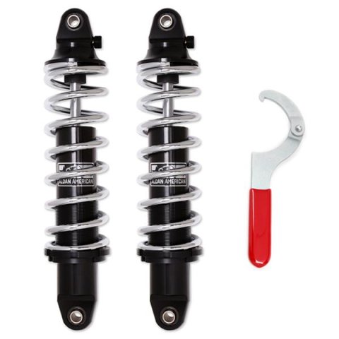 Aldan American Regulator Series Coilover Kits PR656350C Kit, Front, Rear, Twin-Tube, Aluminum, Black Anodized, 350 lbs./in., Kit